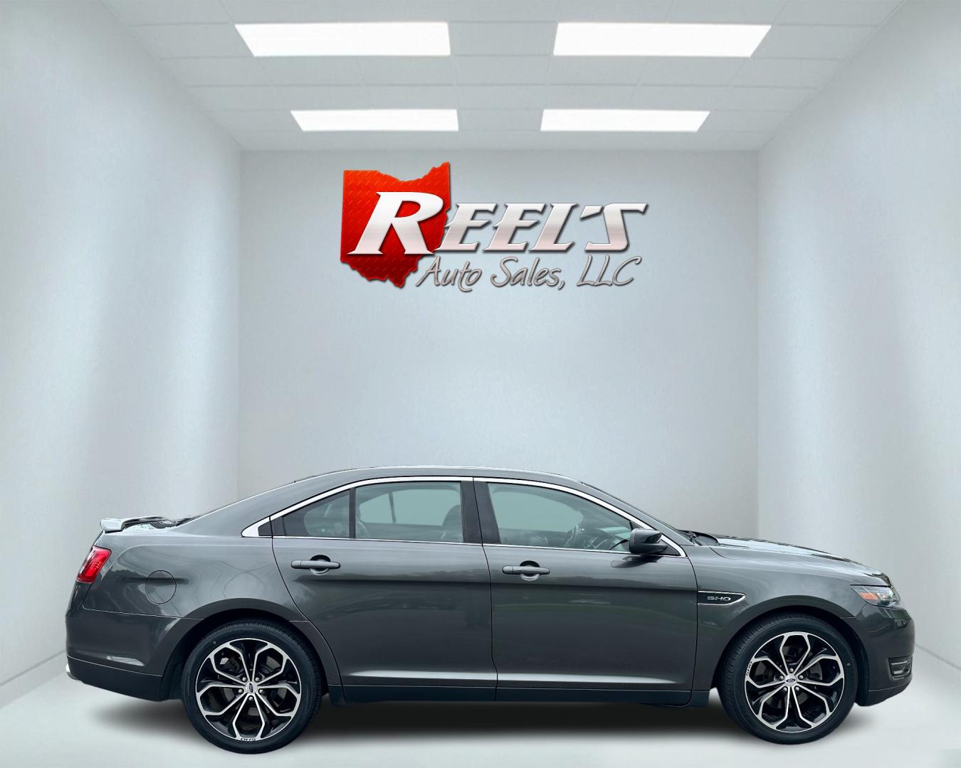 2019 Gray /Black Ford Taurus SHO AWD (1FAHP2KT0KG) with an 3.5L V6 DOHC 24V TWIN TURBO engine, 6-Speed Automatic transmission, located at 11115 Chardon Rd. , Chardon, OH, 44024, (440) 214-9705, 41.580246, -81.241943 - This 2019 Ford Taurus SHO AWD is a high-performance sedan that combines luxury and technology with its 3.5L twin-turbo EcoBoost V6 engine, producing 365 horsepower and 0-60 mph in just 5.2 seconds. The interior features heated and cooled front seats, blind spot monitoring, rear cross traffic alert, - Photo#4